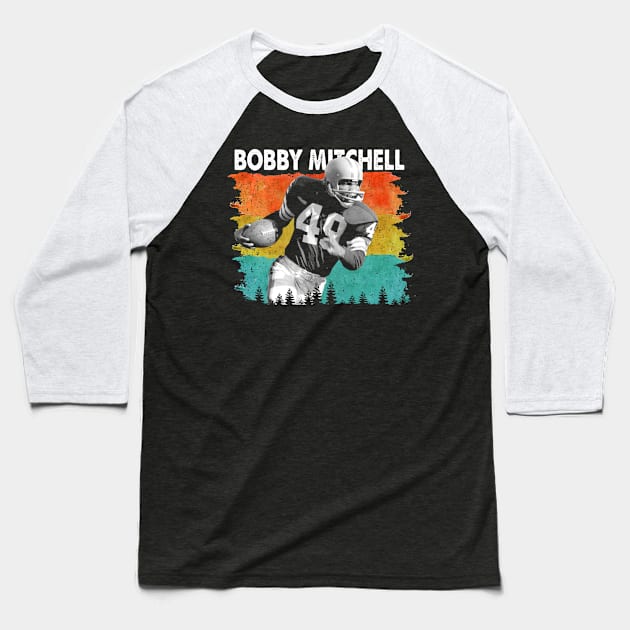 R&B Royalty Mitchell's Timeless Tunes Baseball T-Shirt by WalkTogether